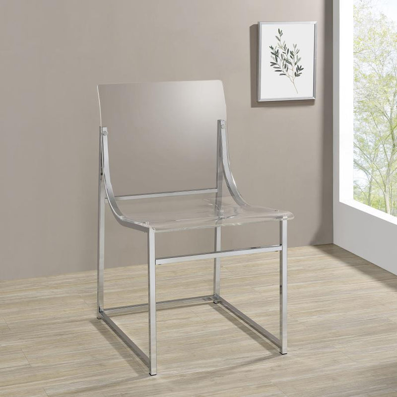 Adino - Acrylic Dining Side Chair (Set of 2) - JaxCo Furniture
