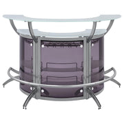 Dallas - 3-Piece Curved Freestanding Home Bar Cabinet - JaxCo Furniture