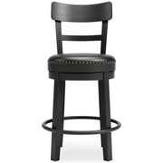 Valebeck - Full Back Swivel Stool - JaxCo Furniture