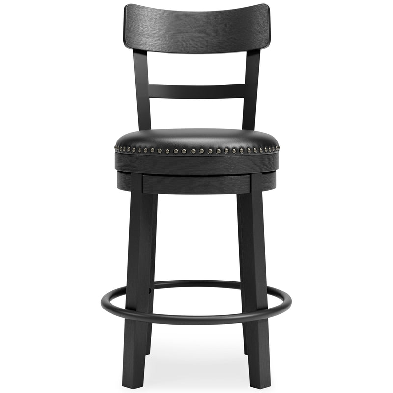 Valebeck - Full Back Swivel Stool - JaxCo Furniture