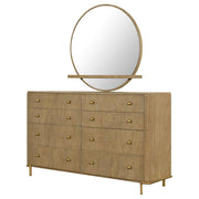 Arini - 8-Drawer Bedroom Dresser With Mirror - JaxCo Furniture
