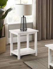 Payne - Wood End Table with Shelf - JaxCo Furniture