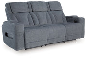 Studio Cave - Steel - Power Reclining Sofa - JaxCo Furniture