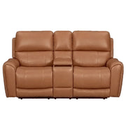 Hancock - Zero Gravity Power Reclining Console Loveseat P3 - JaxCo Furniture