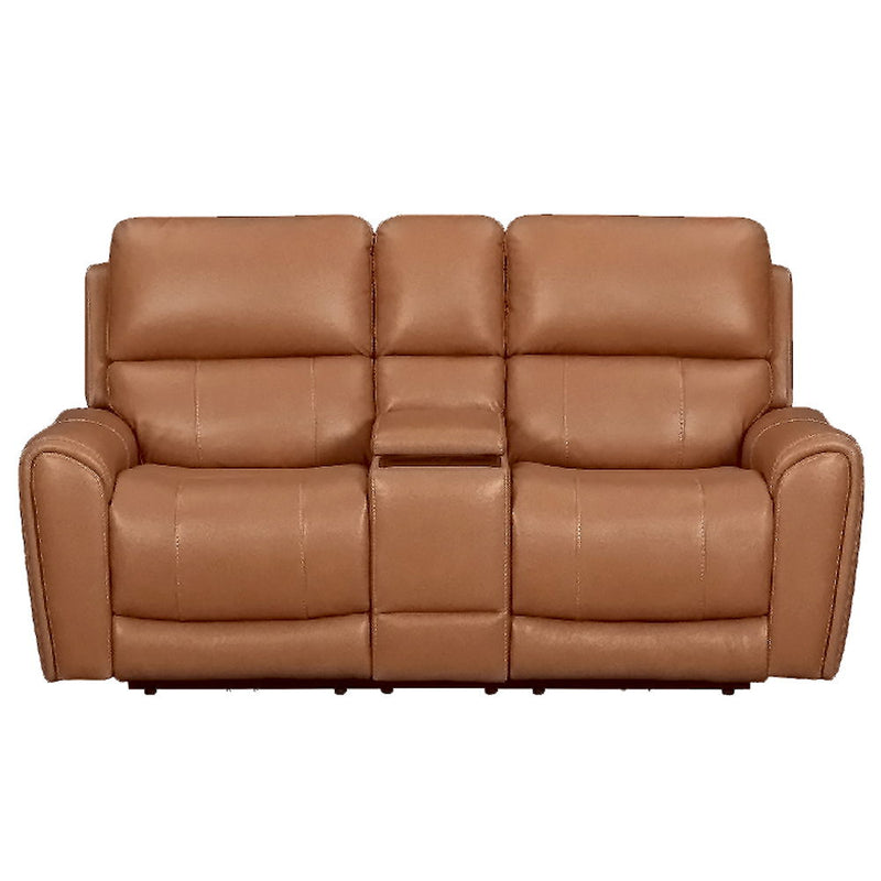 Hancock - Zero Gravity Power Reclining Console Loveseat P3 - JaxCo Furniture