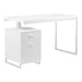 Martos - Desk - White - Wood - JaxCo Furniture