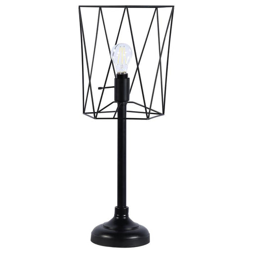 Mayfield - Open Frame Torch Table Lamp - Black - JaxCo Furniture