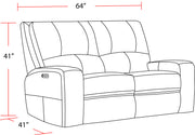 Swift - Power Loveseat - JaxCo Furniture