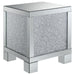 Gillian - Rectangular Mirrored Acrylic Side End Table - Silver - JaxCo Furniture