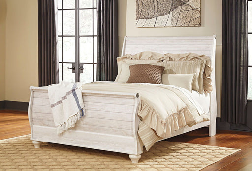 Willowton - Sleigh Bed - JaxCo Furniture