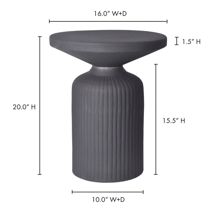 Yoli - Side Table - Black - JaxCo Furniture