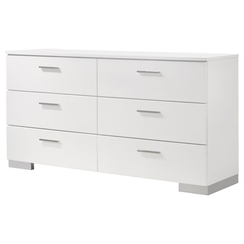 Felicity - 6-Drawer Dresser - JaxCo Furniture