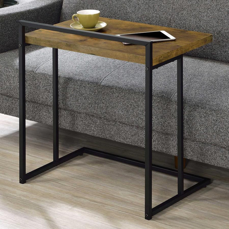 Dani - Rectangular C-Shaped Sofa Side Table - JaxCo Furniture