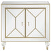 Lupin - 2-Door Mirrored Storage Accent Cabinet - Champagne - JaxCo Furniture