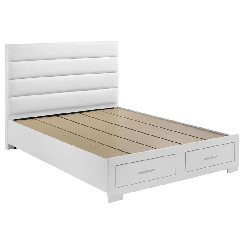 Felicity - Storage Bedroom Set - White - JaxCo Furniture