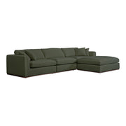 Rue - Lounge Modular Sectional - Deep Green - JaxCo Furniture