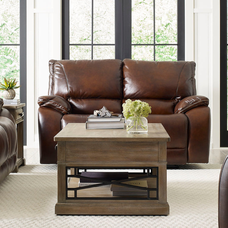Vail - Power Reclining Loveseat - Burnt Sienna - JaxCo Furniture
