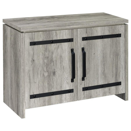 Enoch - 2 Door Engineered Wood Accent Cabinet - Gray Driftwood - JaxCo Furniture