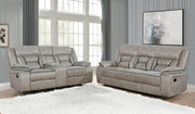 Greer - Upholstered Reclining Sofa Set - JaxCo Furniture