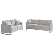 Corliss - Upholstered Arched Arm Sofa Set - JaxCo Furniture