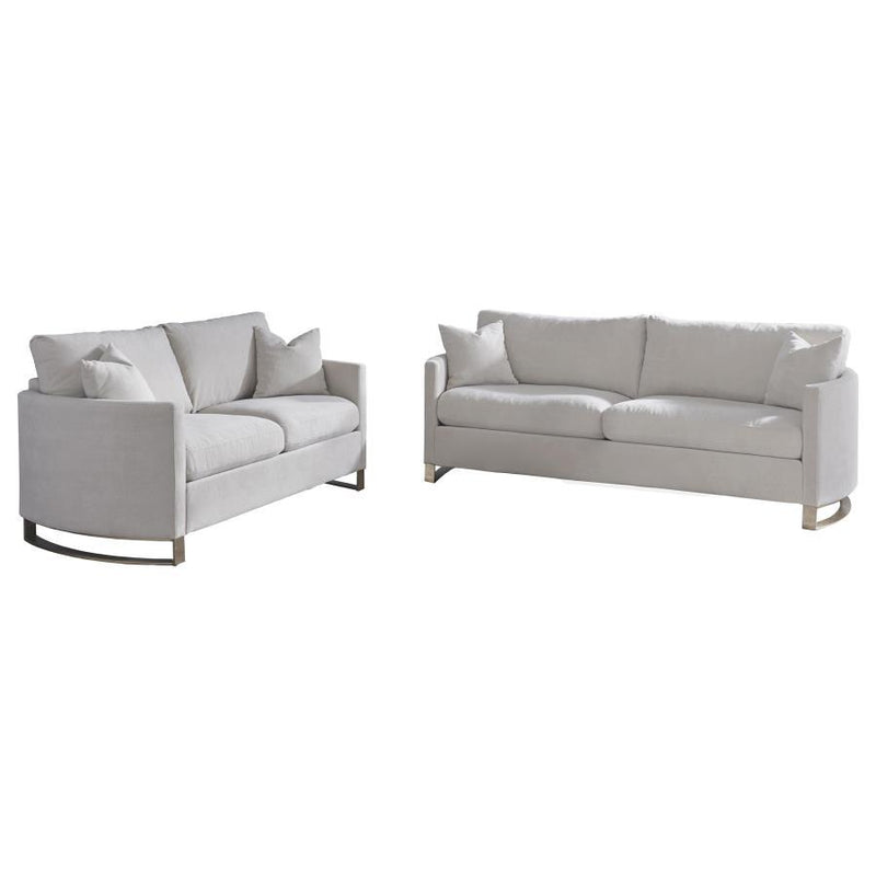 Corliss - Upholstered Arched Arm Sofa Set - JaxCo Furniture