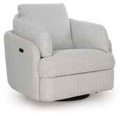 Alainmont Next-Gen Nuvella - Swivel Power Recliner - JaxCo Furniture