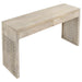 Rickman - 2-Drawer Wood Entryway Console Table - White Washed - JaxCo Furniture