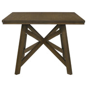 Canfield - Square Counter Height Dining Table - Brown - JaxCo Furniture