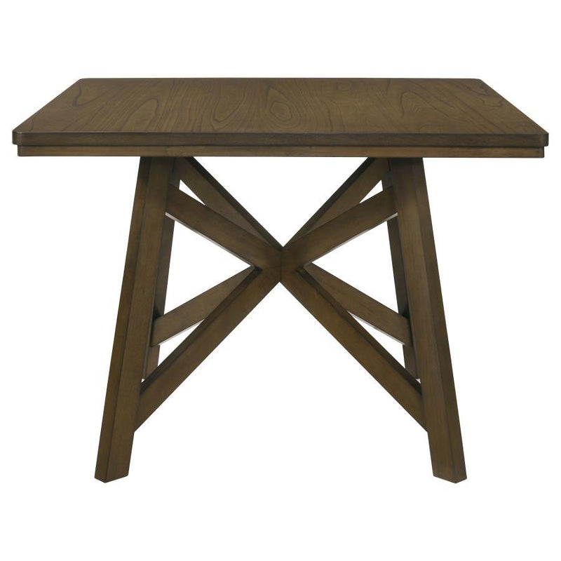 Canfield - Square Counter Height Dining Table - Brown - JaxCo Furniture