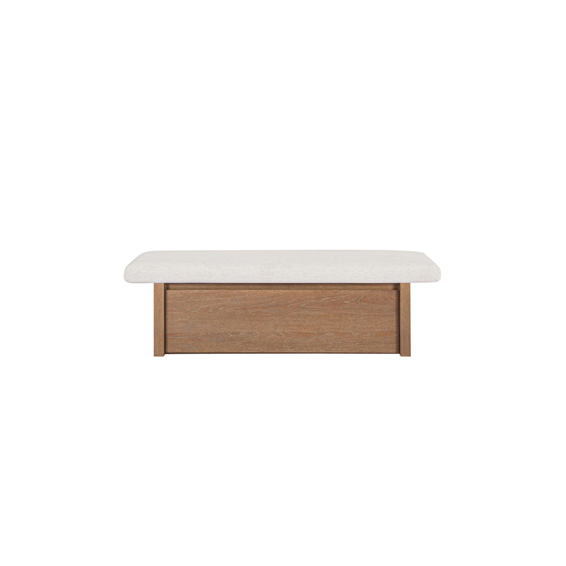 Gemma - Storage Bench - Oat - JaxCo Furniture