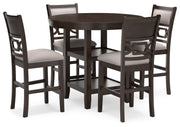 Langwest - Brown - Dining Room Counter Table Set (Set of 5) - JaxCo Furniture