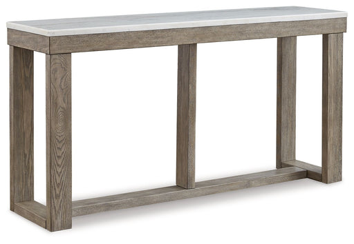 Loyaska - Brown / Ivory - Sofa Table - JaxCo Furniture