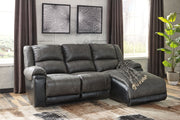 Nantahala - Reclining Sectional With Chaise - JaxCo Furniture