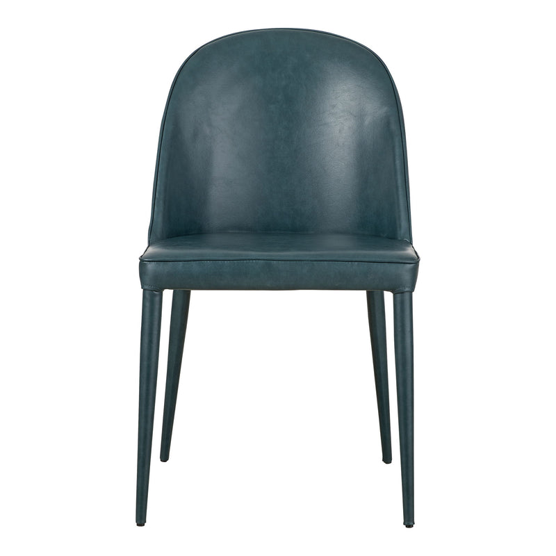 Burton - Vegan Leather Dining Chair (Set of 2) - Dark Teal - JaxCo Furniture