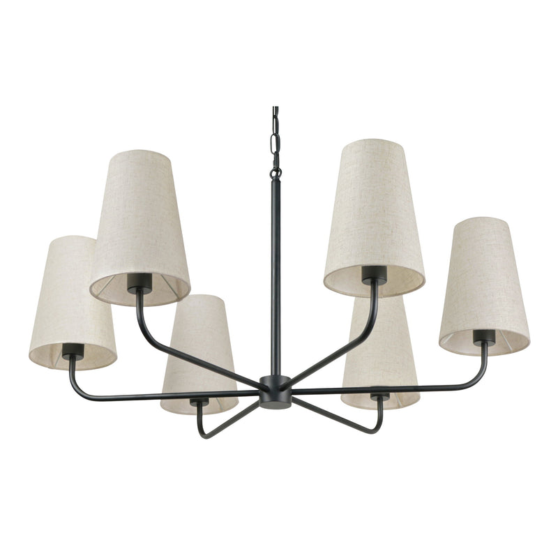 Mathis - Ceiling Lamp - Black - JaxCo Furniture