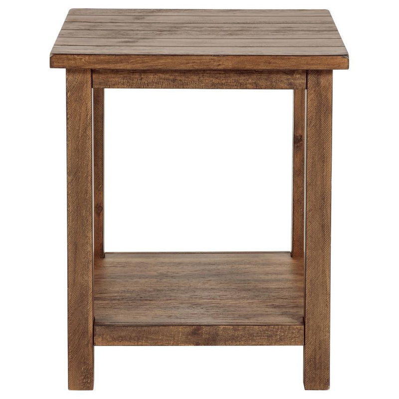 Payne - Wood End Table with Shelf - JaxCo Furniture