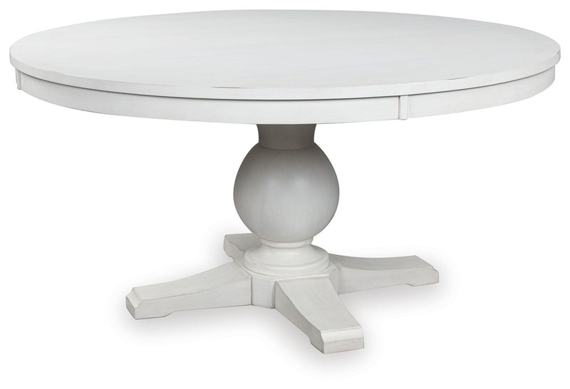 Greddinton - White - Dining Table - JaxCo Furniture