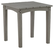Visola - Gray - Square End Table - JaxCo Furniture