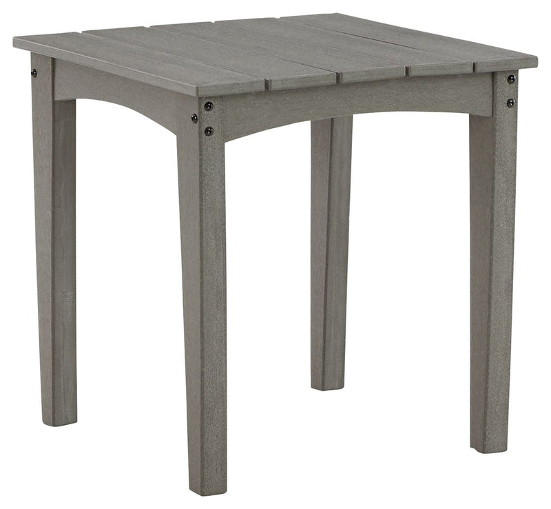 Visola - Gray - Square End Table - JaxCo Furniture