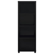 Jupiter - 3-Shelf Engineered Wood Media Tower - Black - JaxCo Furniture
