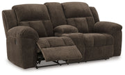 Frohn - Dbl Reclining Loveseat With Console - JaxCo Furniture