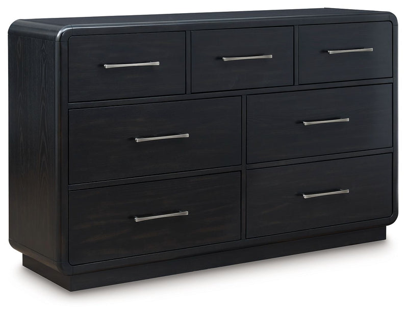 Rowanbeck - Black - Dresser - JaxCo Furniture