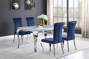 Carone - Rectangular Glass Dining Set - JaxCo Furniture