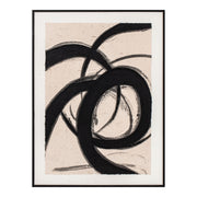 Poet - Framed Painting - Beige / Black - JaxCo Furniture