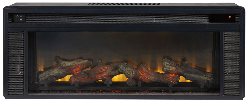 Entertainment - Black - Fireplace Insert - Rectangular - JaxCo Furniture