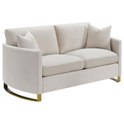 Corliss - Upholstered Arched Arm Loveseat - JaxCo Furniture