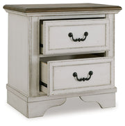 Blendon - Two-tone - Two Drawer Night Stand - JaxCo Furniture