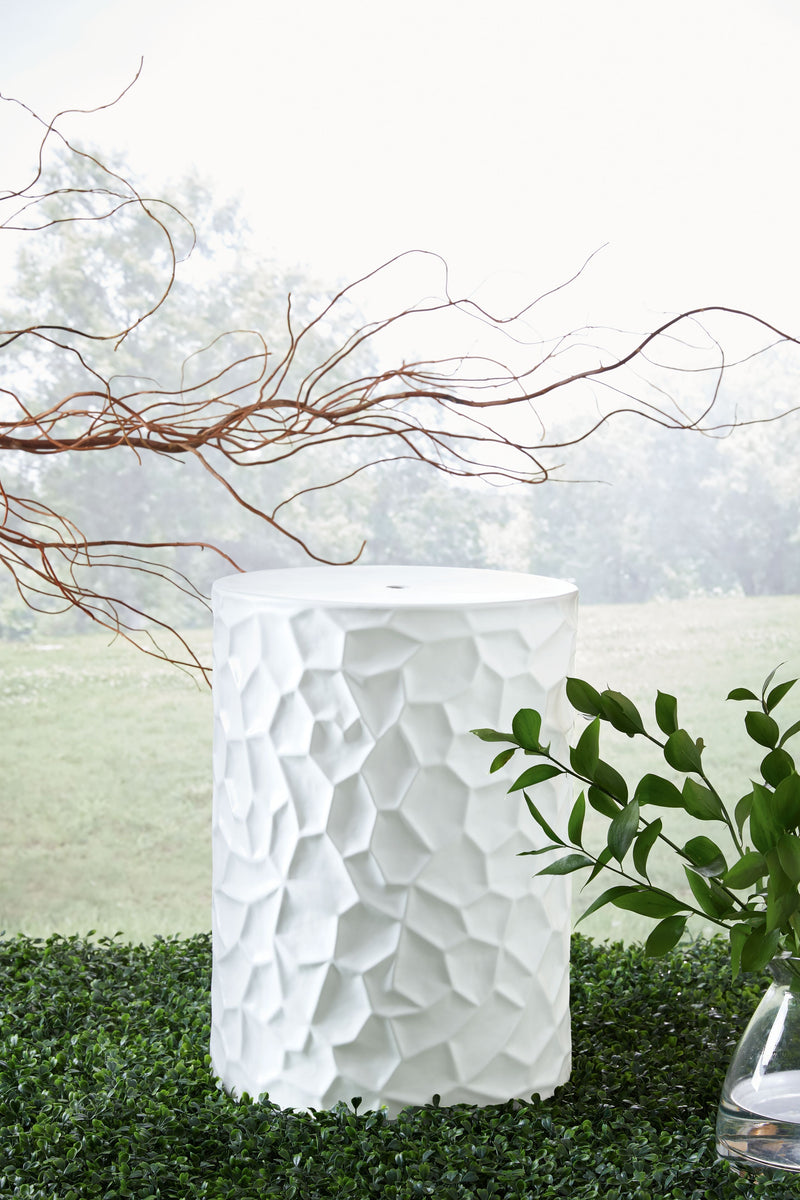 Jungrove - White - Stool - JaxCo Furniture