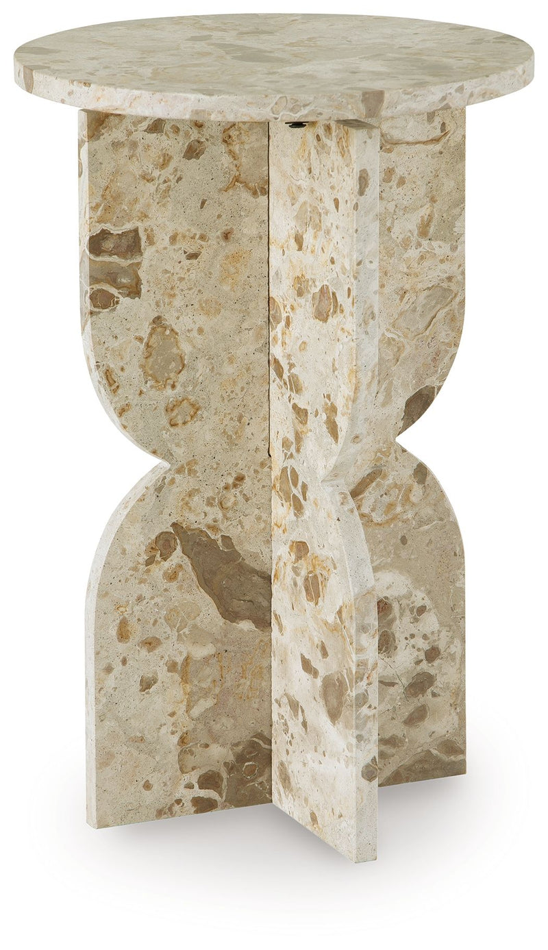 Treygan - Beige - Accent Table - JaxCo Furniture