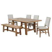 Middleton - Extension Leaf Dining Set With Upholstered Chairs - JaxCo Furniture